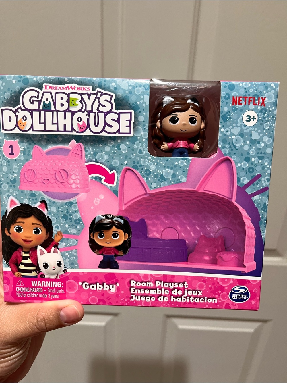 DreamWorks Gabby’s Dollhouse Room Playset - Pink & Purple
